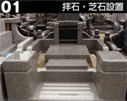 拝石・芝石設置