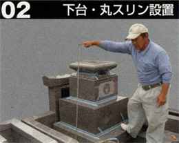 下台・丸スリン設置